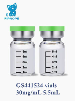 iniezione di 5.5mL 30mg/mL GS-441524 per il trattamento di FIP del gatto